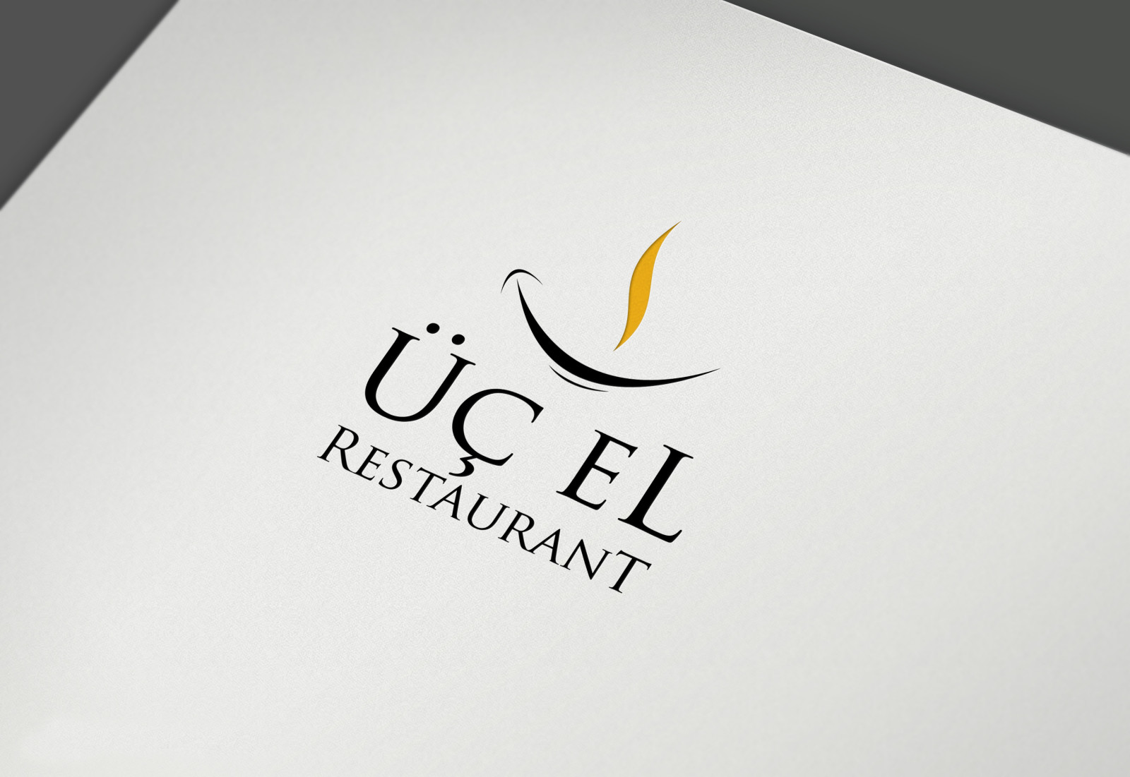 Tasarlayan BilalKoc-Üç-El Restaurant Kurumsal Kimlik