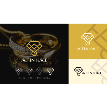 Kuyumcu/Pırlantacı Online Logo Tasarım yarışmasına tasarımcı Furkan Aklan tarafından sunulan  tasarım 