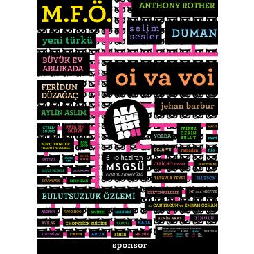 Akademifest 2011 Afiş Tasarımı yarışmasına tasarımcı mathilda tarafından sunulan  tasarım 