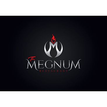 The Megnum Restoranı İçin Logo Tasarım. yarışmasına tasarımcı İNNOVASYON tarafından sunulan  tasarım 