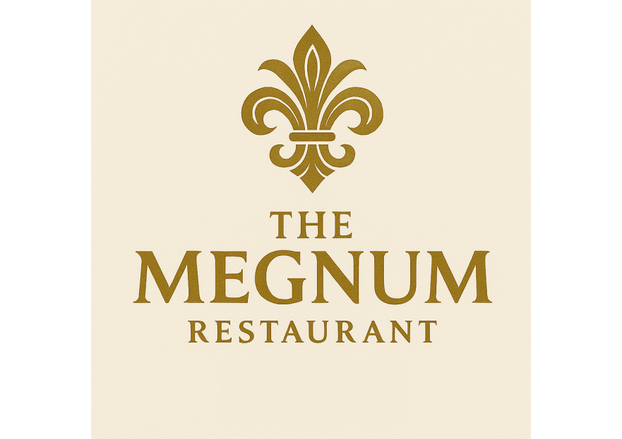 The Megnum Restoranı İçin Logo Tasarım. yarışmasına tasarımcı inanç doğan tarafından sunulan  tasarım 