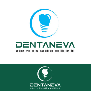 Diş kliniği için logo tasarımı yarışmasına tasarımcı kamran tarafından sunulan  tasarım 