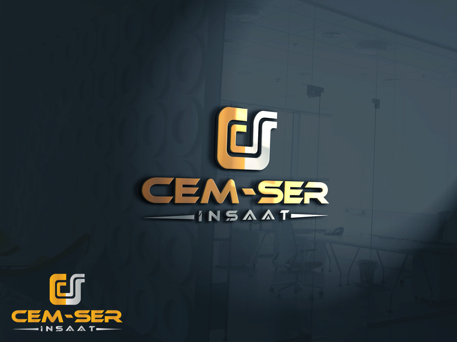 Tasarlayan GhostSpy-Cem-Ser İnşaat Logo Çalışması