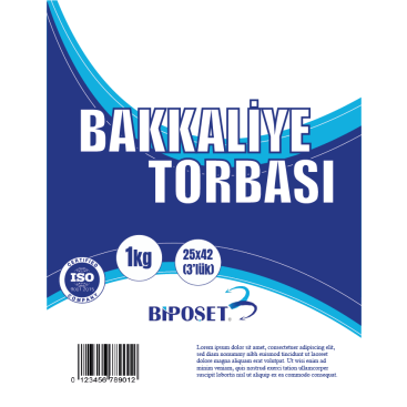 BAKKALİYE TORBASI  DIŞ AMBALAJ TASARIMI yarışmasına tasarımcı Yorgo tarafından sunulan  tasarım 