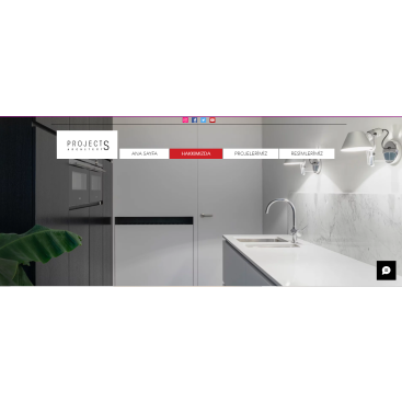 PROJECTS ARCHİTECTS - WEB TASARIM YARIŞ! yarışmasına tasarımcı CK design tarafından sunulan  tasarım 