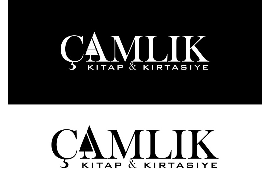 ÇAMLIK KİTAP-KIRTASİYE İÇİN LOGO TASARIM yarışmasına tasarımcı grfkismail tarafından sunulan  tasarım 