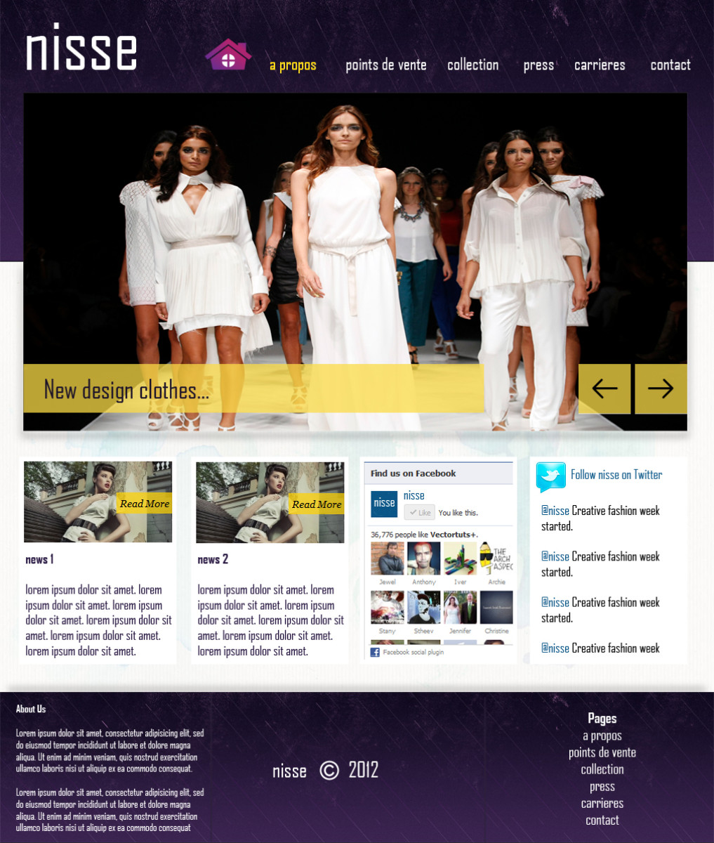 Tasarlayan yascan-Moda Web Site Tasarım