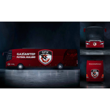 Gaziantep FK Takım Otobüsü Tasarımı yarışmasına tasarımcı yuygun tarafından sunulan  tasarım 
