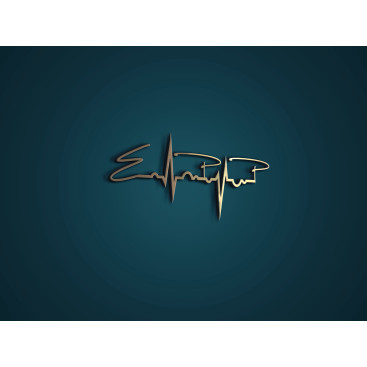 Eşimle benim harflerimden logo yarışmasına tasarımcı rAksa tarafından sunulan  tasarım 