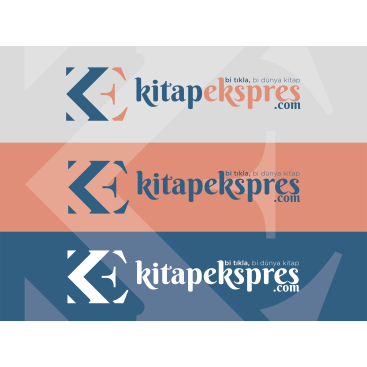 kitapekspres YENİ LOGO VE SLOGAN ARIYOR yarışmasına tasarımcı gokhandesignr tarafından sunulan  tasarım 
