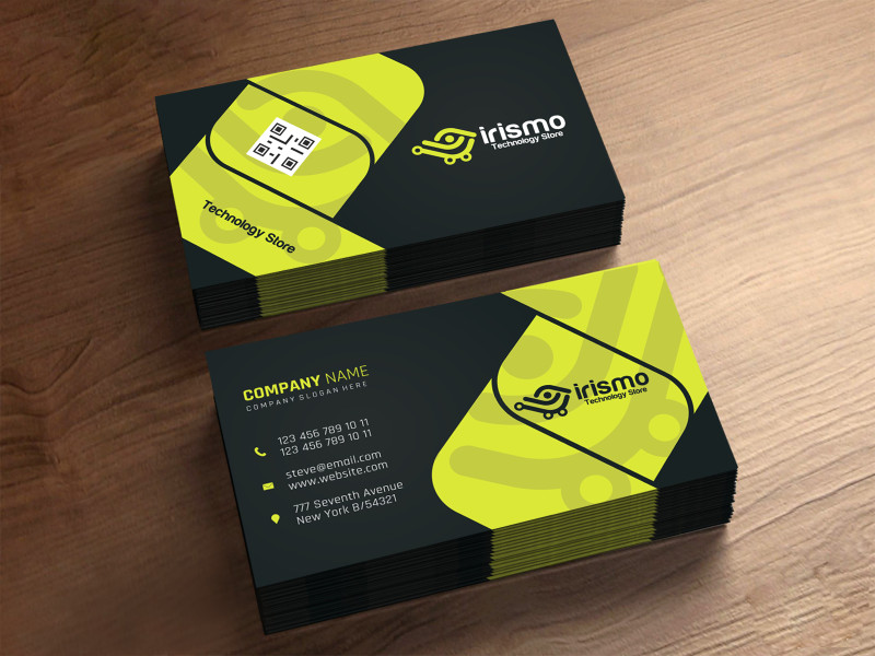 Teknoloji urunleri satis magazasina logo