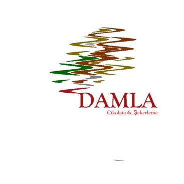 DAMLA Çikolata ve Şekerleme logo tasarım yarışmasına tasarımcı TeZCaN tarafından sunulan  tasarım 