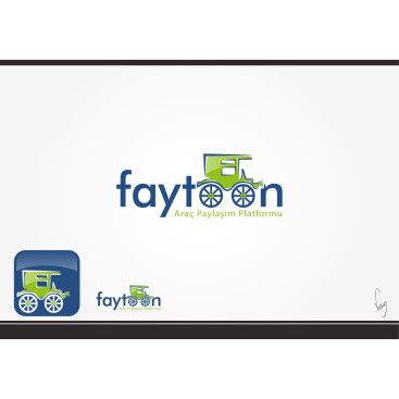 Araç Paylaşım Sitesi Logo Tasarımı yarışmasına tasarımcı volkanKocaman tarafından sunulan  tasarım 