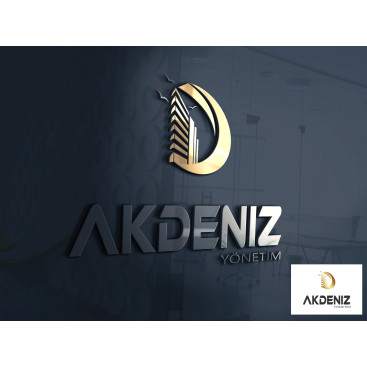 AKDENİZ YÖNETİM LOGO TASARIMI yarışmasına tasarımcı DesigNero tarafından sunulan  tasarım 