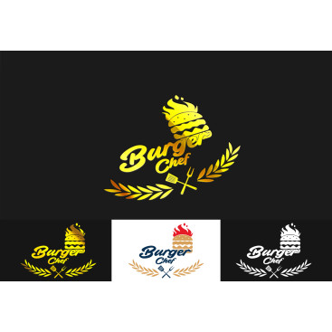 BURGERCHEF LOGO TASARIMI yarışmasına tasarımcı ankagraphic tarafından sunulan  tasarım 