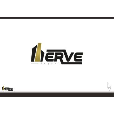 ERVE İnşaat İçin Logo+KurumsalKimlik yarışmasına tasarımcı volkanKocaman tarafından sunulan  tasarım 