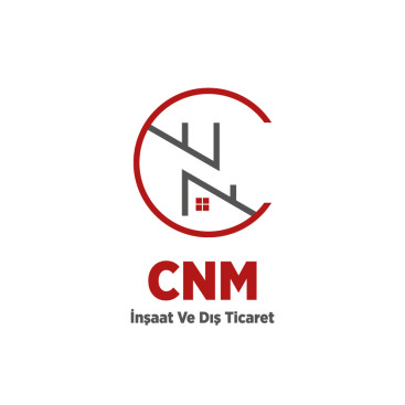 CNM inşaat ve dış ticaret logosu yarışmasına tasarımcı Yozgart Design tarafından sunulan  tasarım 