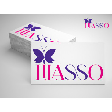 ''LİLASSO'' MARKASI İÇİN LOGO-KARTVİZİT yarışmasına tasarımcı myben design tarafından sunulan  tasarım