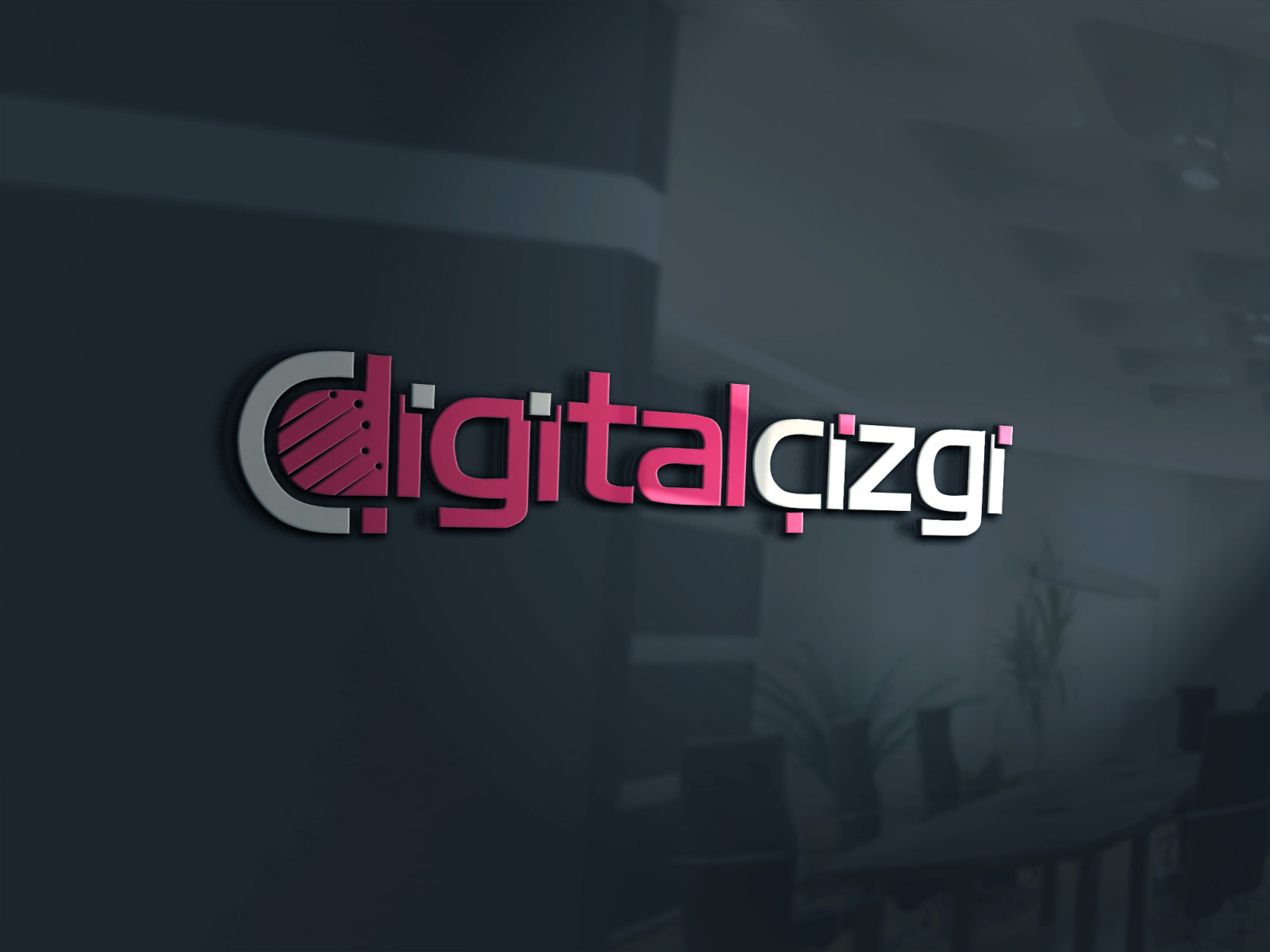 Tasarlayan Etrah™-Digital Çizgi Ajans Sitemiz İçin Logo.