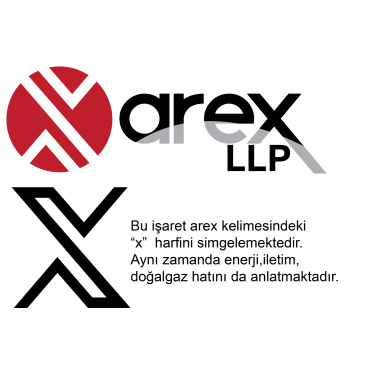 AREX LLP Logo Tasarımı yarışmasına tasarımcı erensami tarafından sunulan  tasarım 