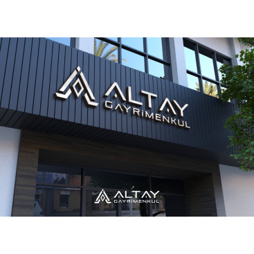 Altay  Gayrimenkul Logo  Tasarımı  yarışmasına tasarımcı SamArt tarafından sunulan  tasarım 