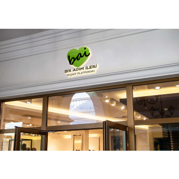 Bir Adım İleri Yaşam Platformu LOGO yarışmasına tasarımcı İlknur topal tarafından sunulan  tasarım 