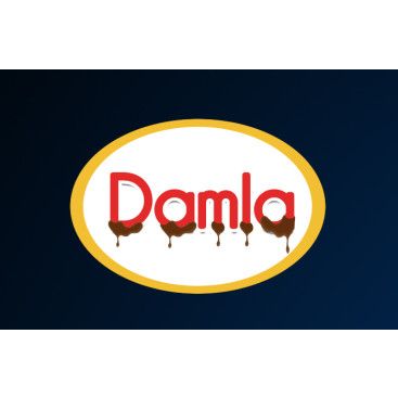 DAMLA Çikolata ve Şekerleme logo tasarım yarışmasına tasarımcı BakuCeyhan tarafından sunulan  tasarım 