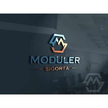 Modüler Sigorta Logo Tasarımı yarışmasına tasarımcı Etrah™ tarafından sunulan  tasarım 
