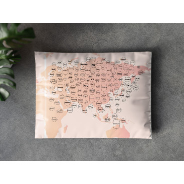 kargo poşeti logo tasarımı yarışmasına tasarımcı Cerenxarte tarafından sunulan  tasarım 