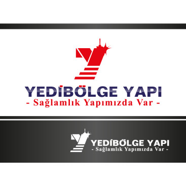 İnşaat firmamız için logo tasarımı yarışmasına tasarımcı volkanKocaman tarafından sunulan  tasarım 