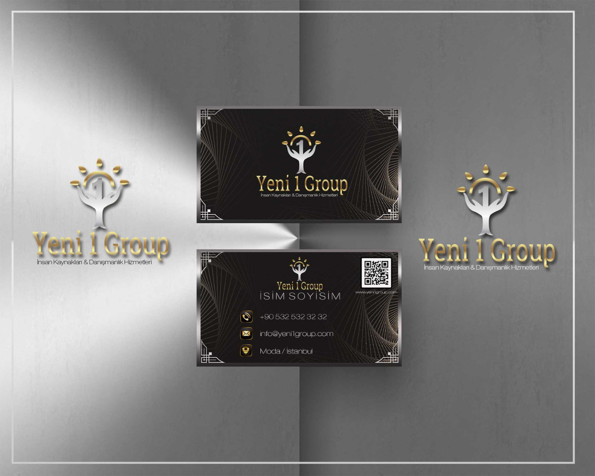 Tasarlayan X168-İnsan kaynakları için logo ve kartvizit 