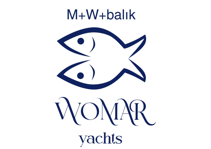 Yeni kurulan yat imalat firmamıza logo yarışmasına tasarımcı muka production tarafından sunulan  tasarım 