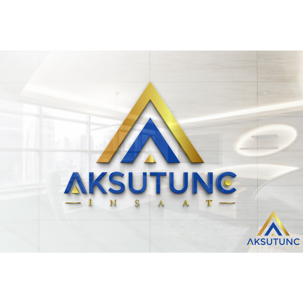 AKSUTUNÇ İNŞAAT KURUMSAL KİMLİK YARIŞMA yarışmasına ALFA™ tarafından girilen tasarım