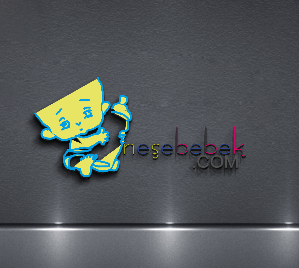 Tasarlayan ZulalKaplan-NeşeBebek.com Logo Tasarımı 355x100 px