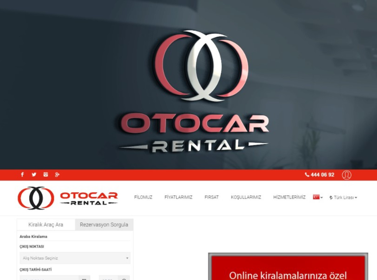 Tasarlayan alitalipatasever-OTOCAR RENTAL LOGOSUNU ARIYOR