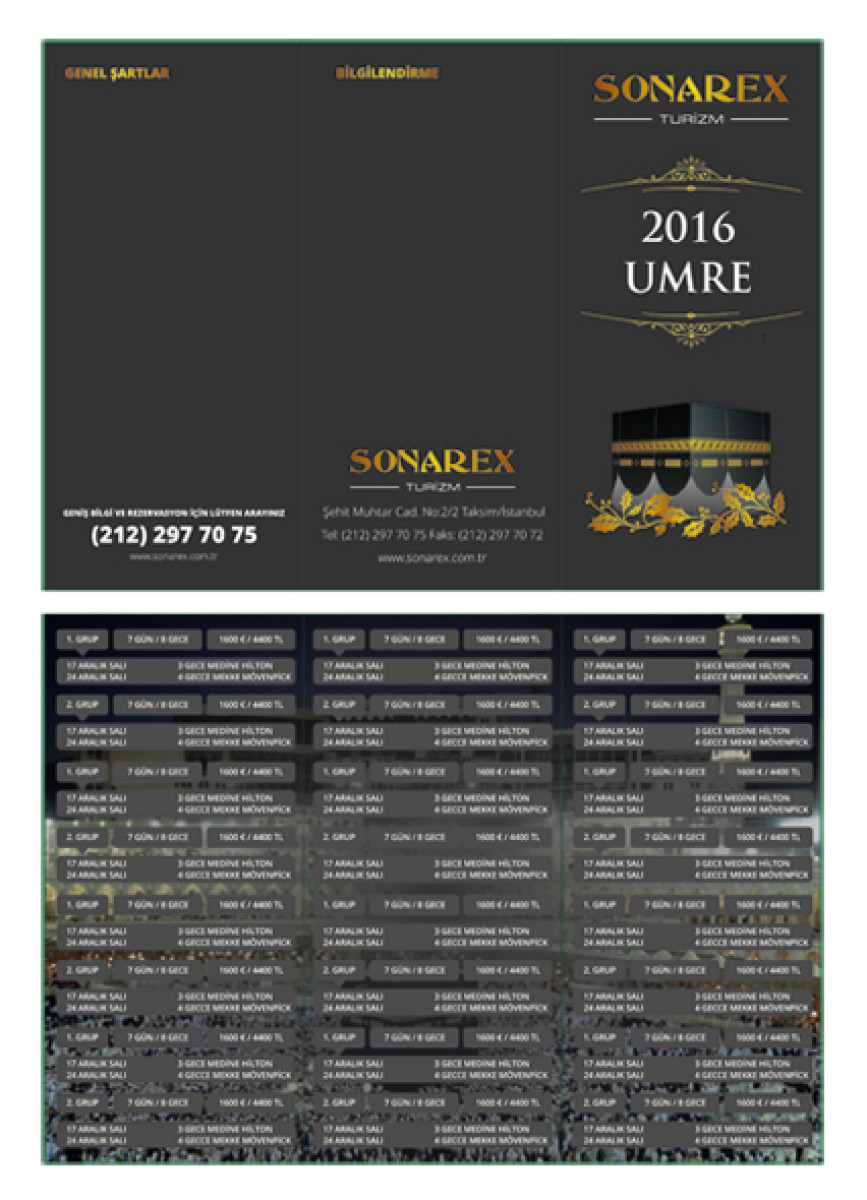 Tasarlayan Boss Reklam-Tur Programları Broşürü