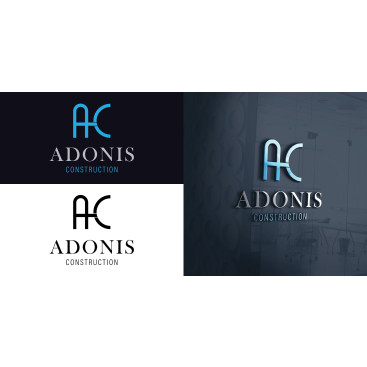 Adonis Construction Logo Tasarımı yarışmasına tasarımcı seydanurblgn tarafından sunulan  tasarım 