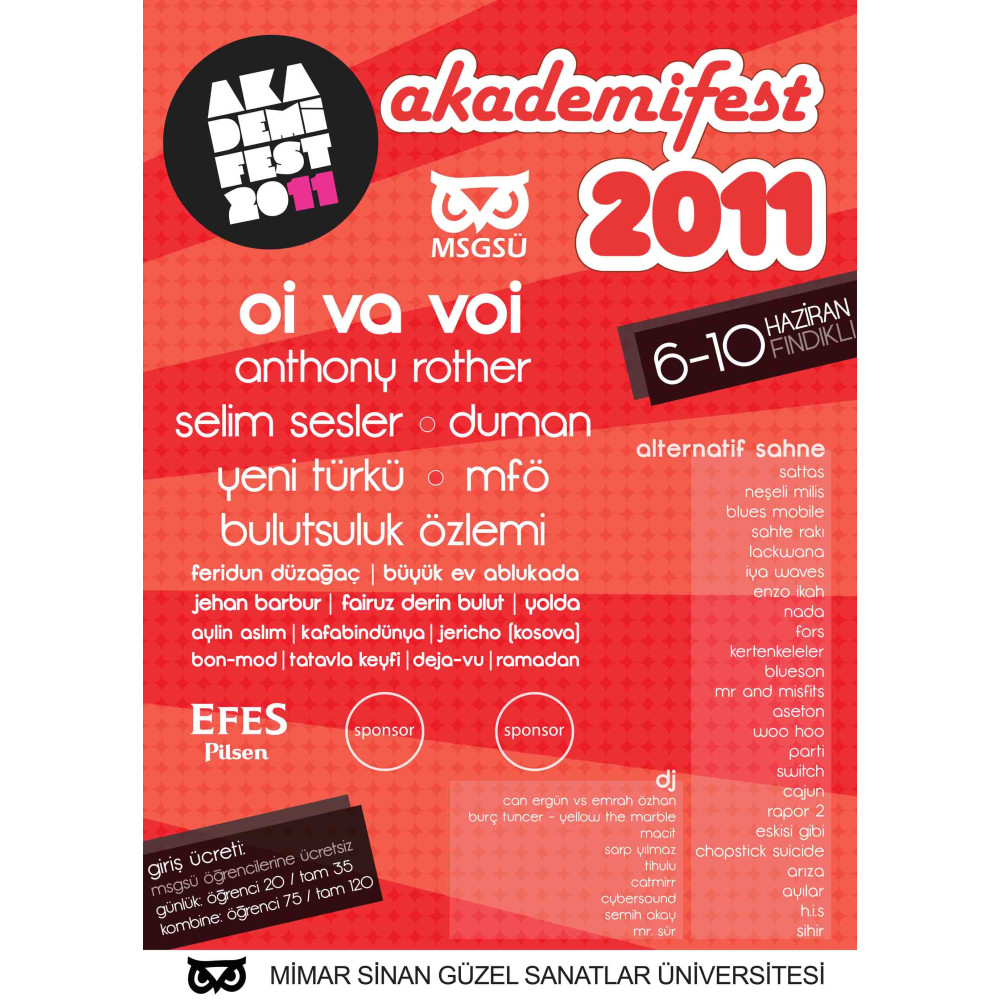 Akademifest 2011 Afiş Tasarımı