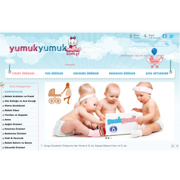 YUMUKYUMUK.COM.TR Logo ve Amblem Tasarım yarışmasına tasarımcı tufangulsu tarafından sunulan  tasarım