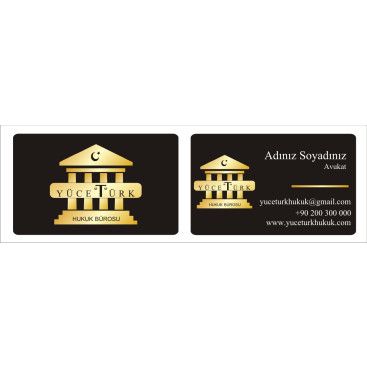 avukatlık ofisine logo ve kart tasarlama yarışmasına tasarımcı BÜŞRA596 tarafından sunulan  tasarım 