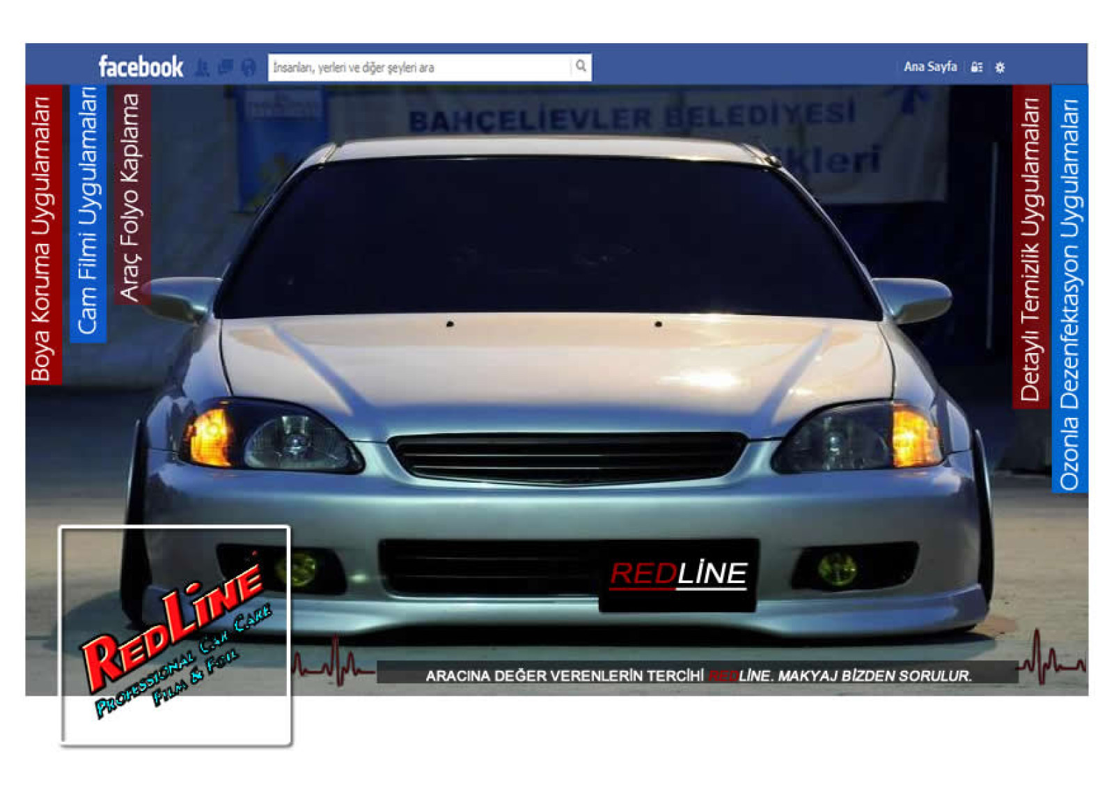 Tasarlayan ekrem-Redline Professional Car Care 