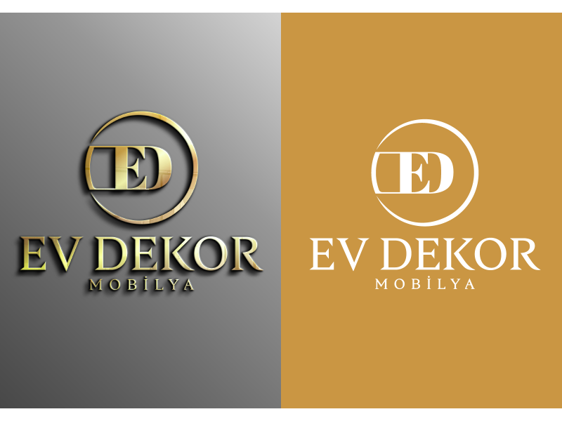 EV DEKOR MOBİLYA FİRMAMIZA YENİ LOGO 