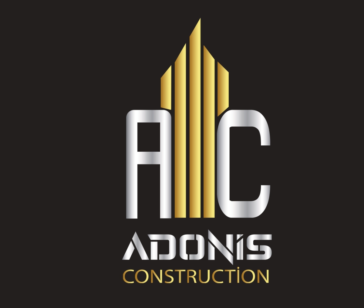 Tasarlayan myben design-Adonis Construction Logo Tasarımı