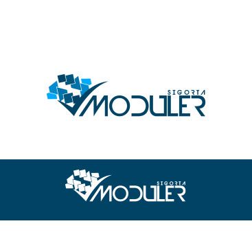 Modüler Sigorta Logo Tasarımı yarışmasına tasarımcı LendR tarafından sunulan  tasarım 