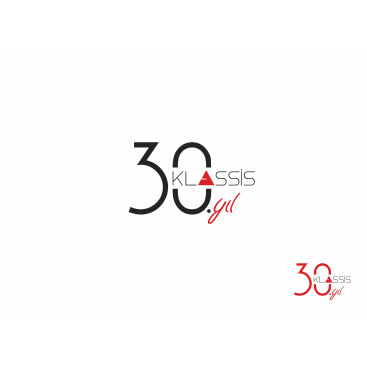 Klassis 30. Yıl Özel Logosu yarışmasına tasarımcı ASL REKLAM tarafından sunulan  tasarım 