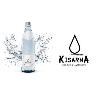 kisarna maden suyu için logo çalışması yarışmasına tasarımcı Ayazsen tarafından sunulan  tasarım 