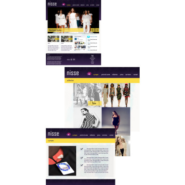 Moda Web Site Tasarım yarışmasına tasarımcı yascan tarafından sunulan  tasarım