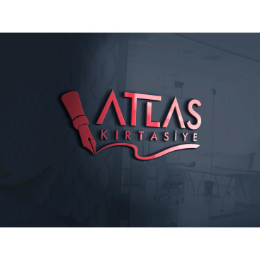 Atlas Kırtasiye yeni logosunu arıyor  yarışmasına tasarımcı 48eylül tarafından sunulan  tasarım 