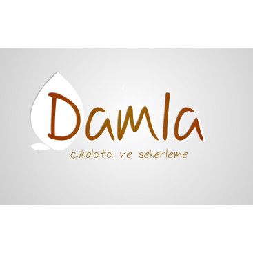 DAMLA Çikolata ve Şekerleme logo tasarım yarışmasına tasarımcı ekrem tarafından sunulan  tasarım 