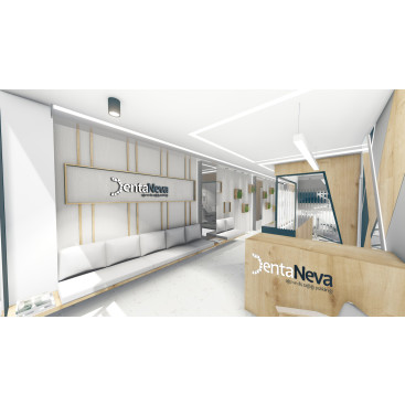 Diş kliniği için logo tasarımı yarışmasına tasarımcı Sadenut tarafından sunulan  tasarım 